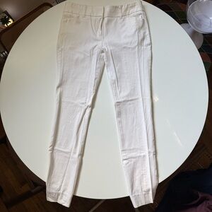 New York & Company Women’s Stretch Pants- White (Size 0)
